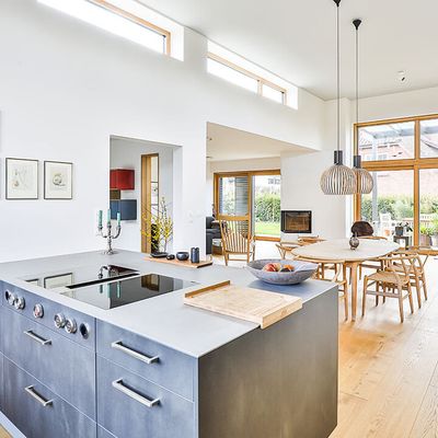 moderne Küche, skandinavisches Design