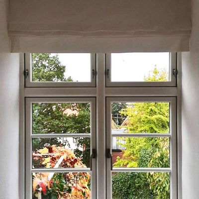 Vorhang / Rollo / Sonnenschutz Sprossenfenster
